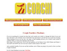 Tablet Screenshot of corghiusa.com